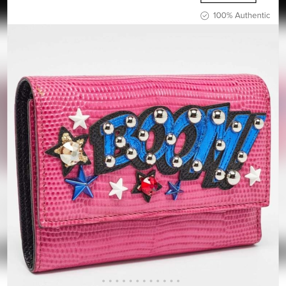 Dolce & Gabbana RARE pink BOOM wallet